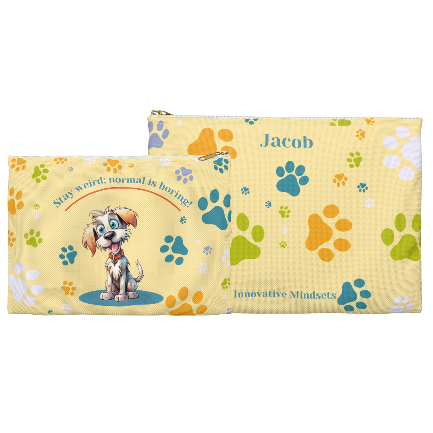 Personalized Flat Pencil Cases & Accessory Pouches