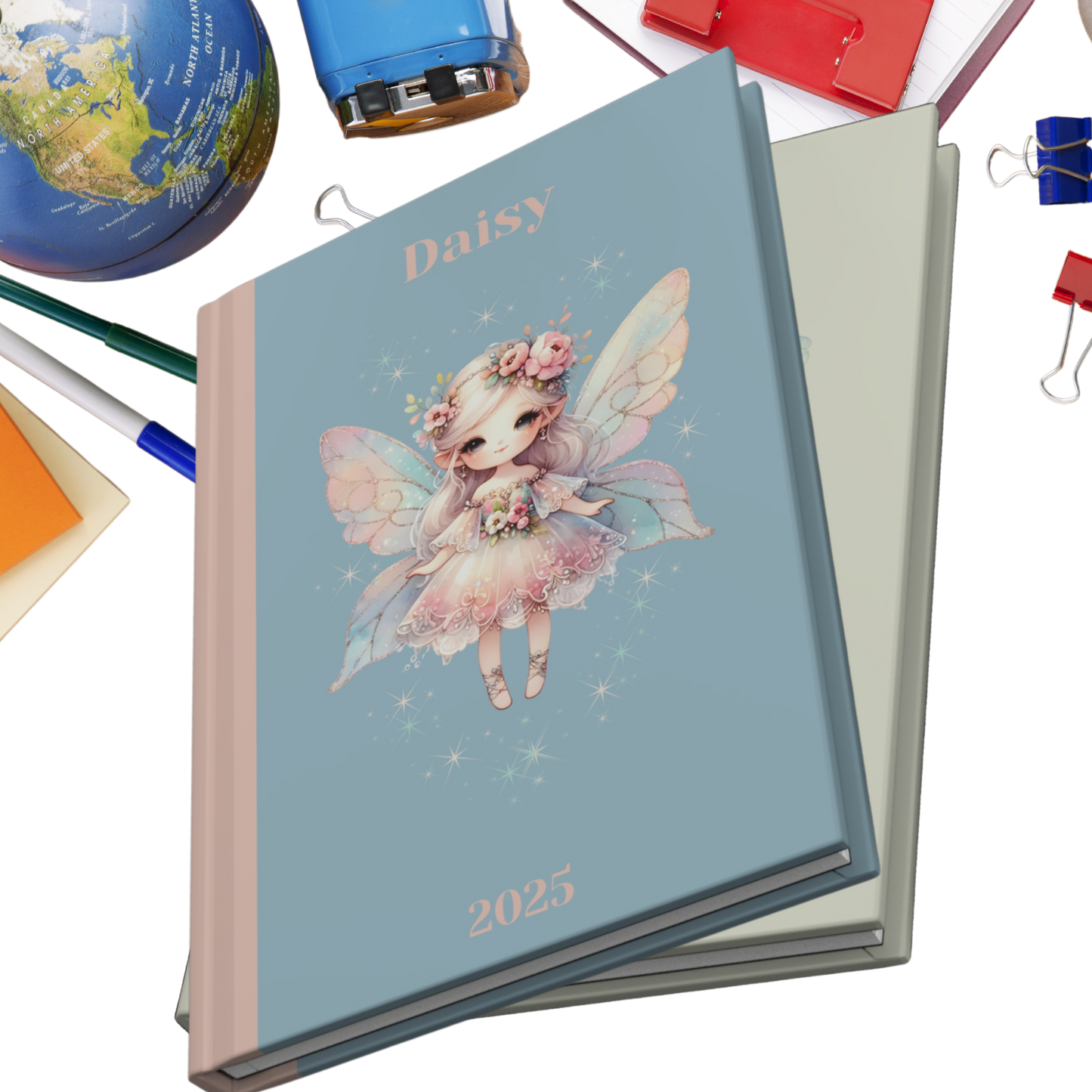 "Spread your wings and shine!" 2025 Personalized Hardcover Journal