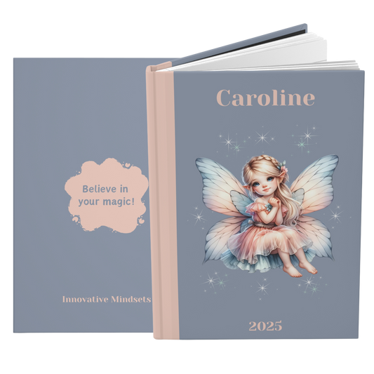 "Believe in your magic!" 2025 Personalized Hardcover Fairy Journal