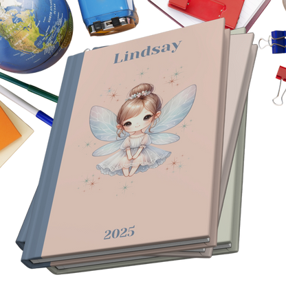 "You’re  braver than you think!" 2025 Personalized Hardcover Fairy Journal