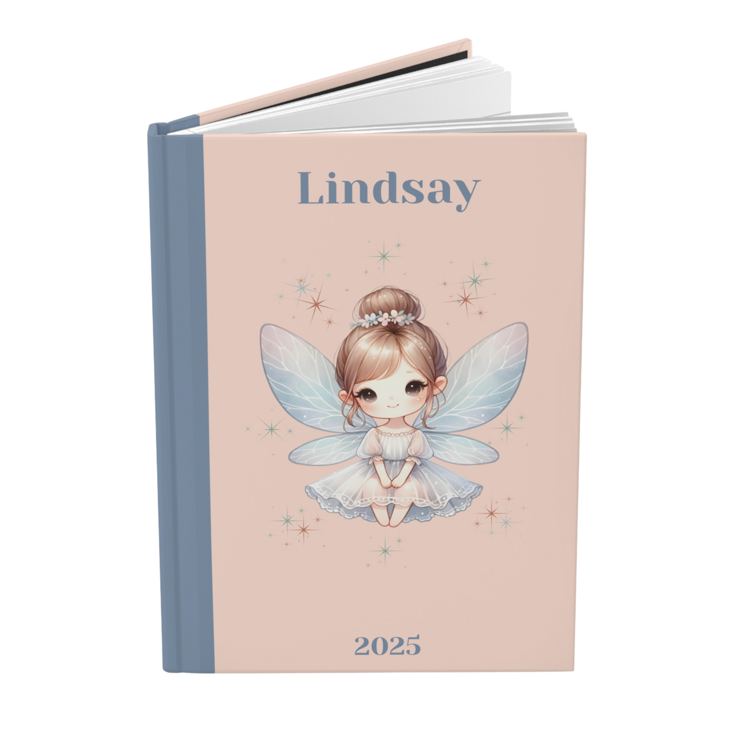 "You’re  braver than you think!" 2025 Personalized Hardcover Fairy Journal