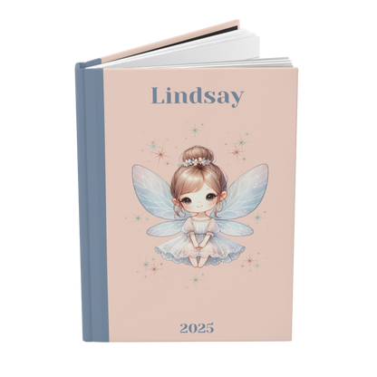 "You’re  braver than you think!" 2025 Personalized Hardcover Fairy Journal