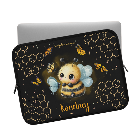 "Butterfly Bee" Personalized Laptop & iPad Sleeve