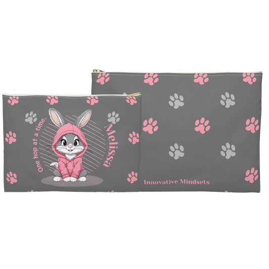 "One hop at a time." Pencil Case & Accessory Pouch II