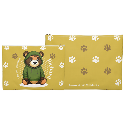 "Cozy into greatness." Pencil Case & Accessory Pouch II